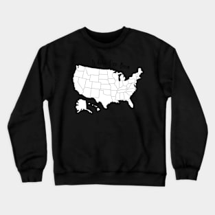 Where I Have Been Map Crewneck Sweatshirt